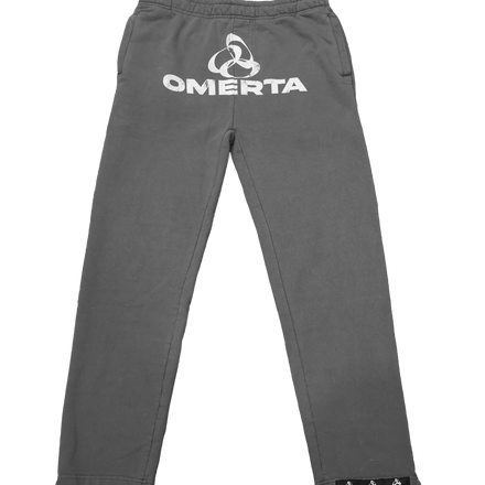 OMERTÀ TRIPLE O GREY/BLACK SWEATPANT REGULAR FIT