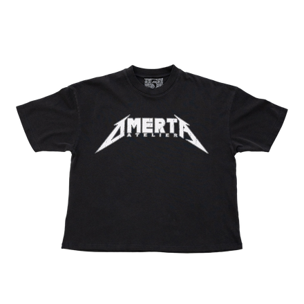 OMERTÀ ATELIER BLACK TEE BOXY FIT