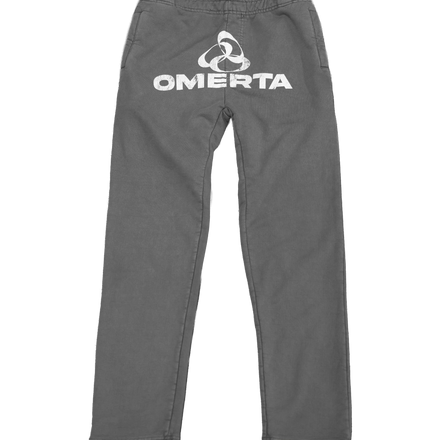 OMERTÀ TRIPLE O GREY/YELLOW SWEATPANT REGULAR FIT